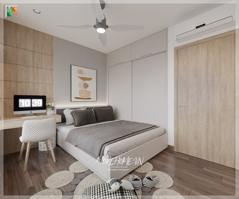 Ghế làm việc gỗ công nghiệp có tựa hiện đại thoải mái cho sử dụng